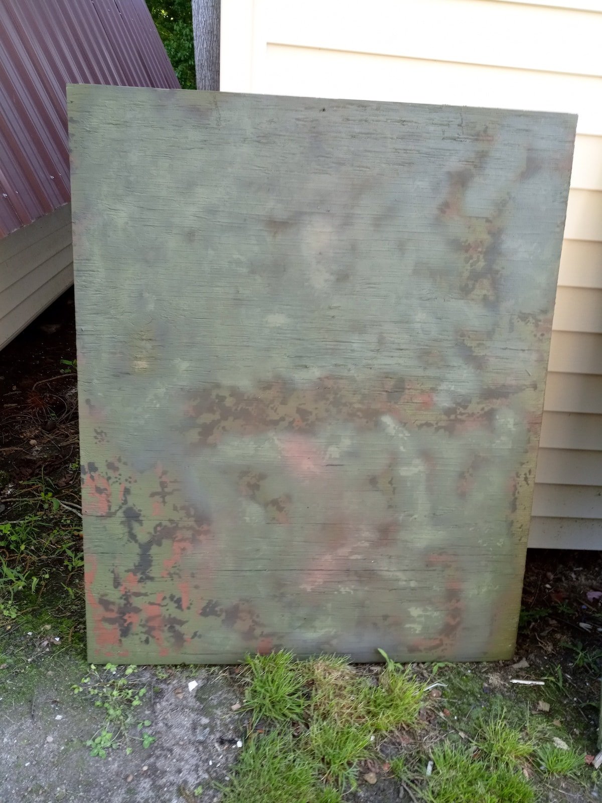 Duck Blind Camoflage Test Boards