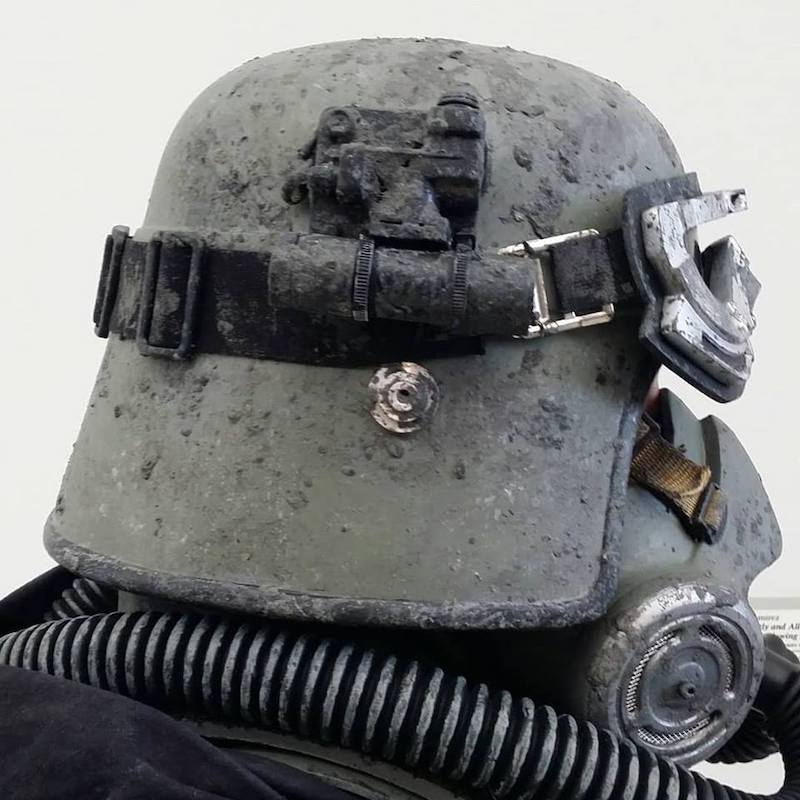 Mudtrooper Helmet after Pantone 433 U Paint from MyPerfectColor