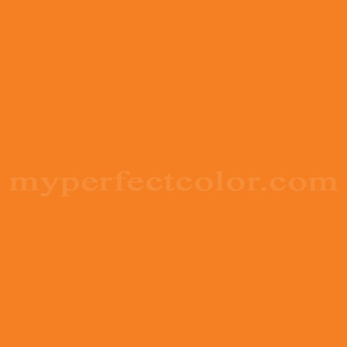 orange paint samples